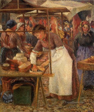  1883 Pintura Art%c3%adstica - El carnicero 1883 Camille Pissarro